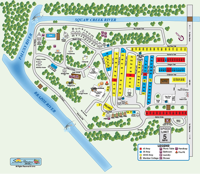 Riverside map